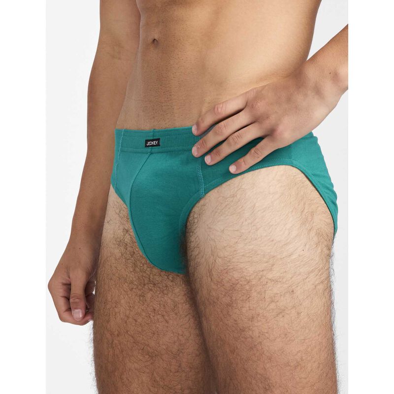 Jockey Tunnel Waist Cotton Briefs - 4 Pack image number 3